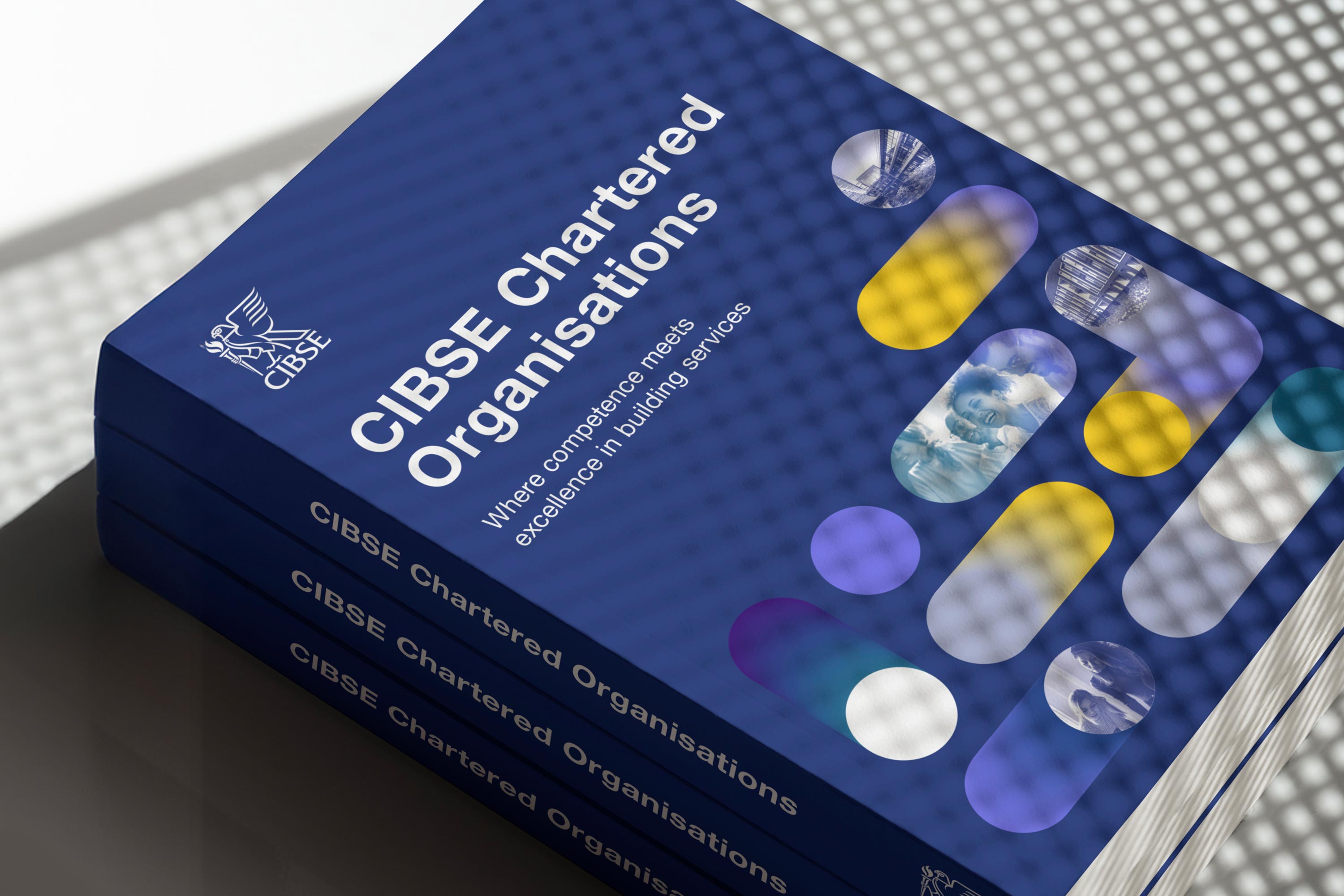 Chartered Institute of Building Services Engineers (CIBSE) Chartered Organisations brochure, designed to encourage members to elevate their companies to Chartered status.
