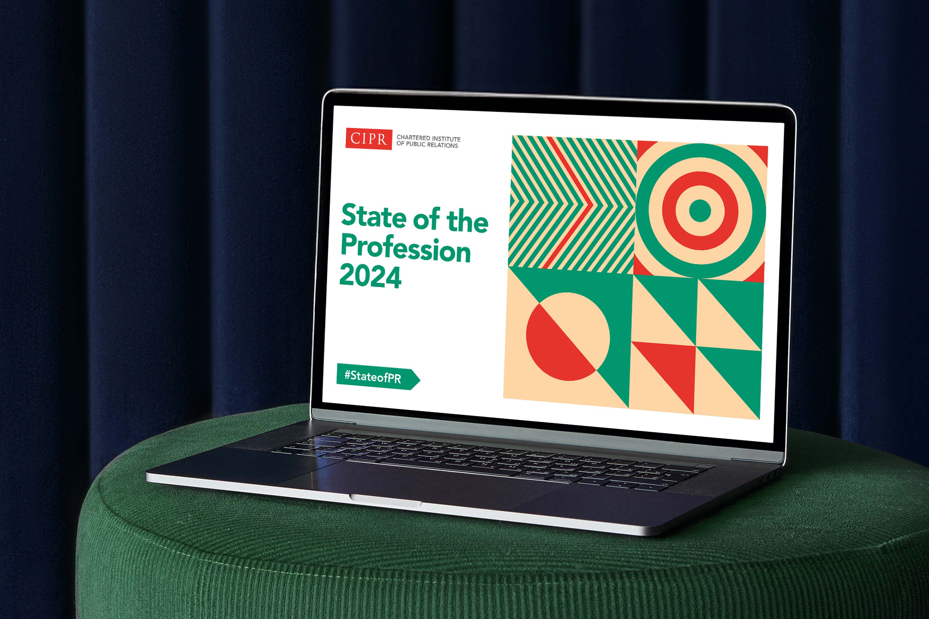 Chartered Institute of Public Relations (CIPR) State of the Profession digital report, designed by Darkhorse Design.