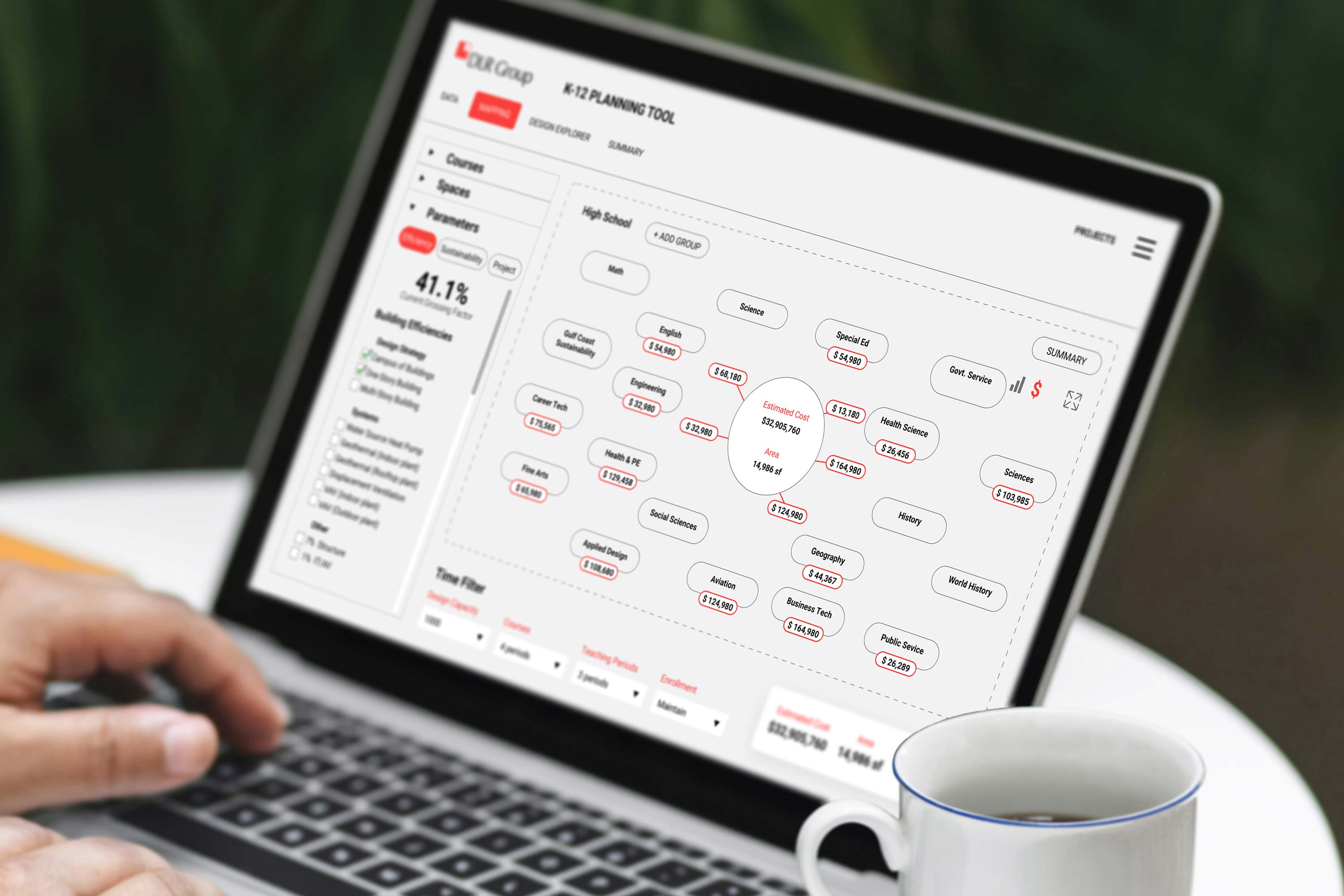 DLR Group's Indepro system, a proprietary integrated design and project management platform created by Darkhorse Design to streamline the design and delivery of construction projects.