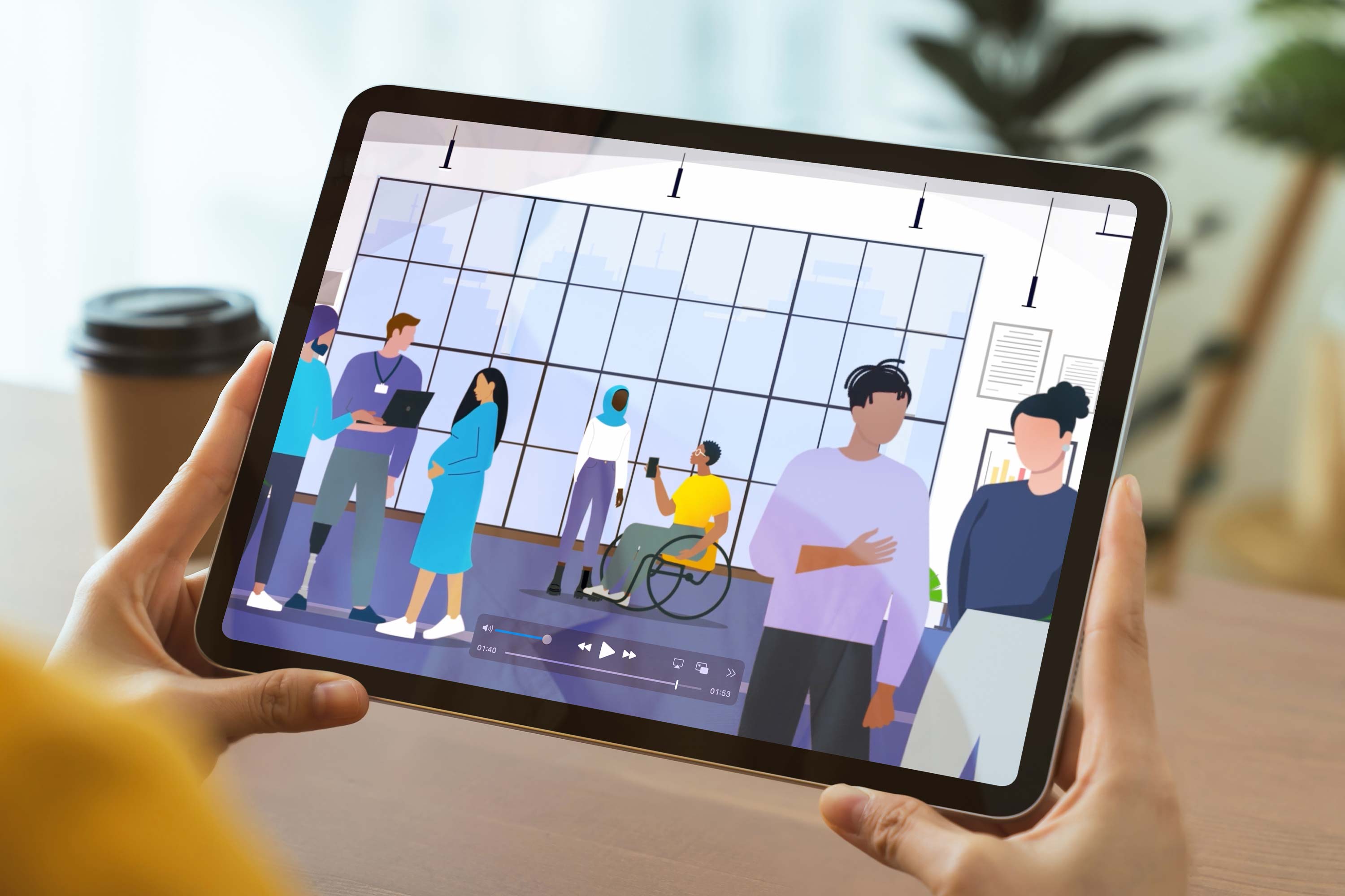 Member engagement video for the Institute of Physics and Engineering in Medicine (IPEM), featuring the new brand identity designed by Darkhorse Design.