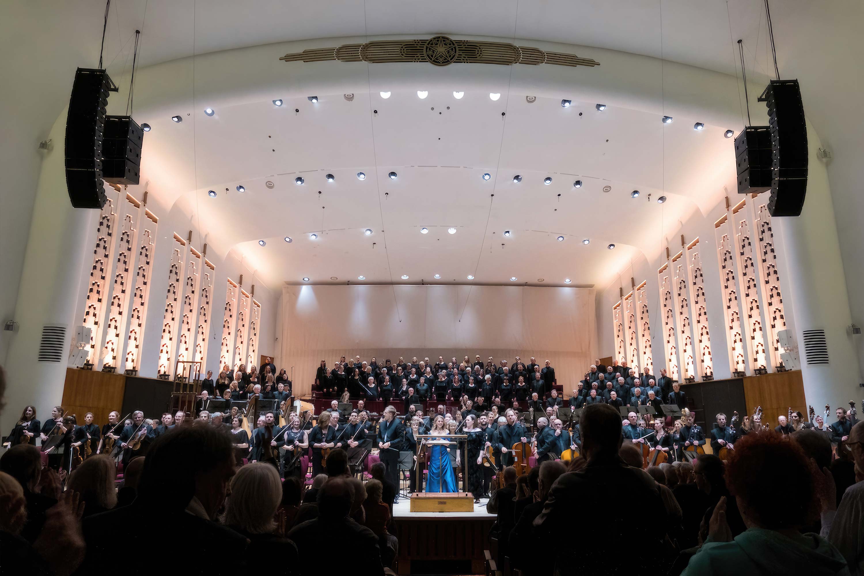 Royal Liverpool Philharmonic Orchestra (RLPO) concert. Darkhorse Design has collaborated with Liverpool Philharmonic and the Royal Liverpool Philharmonic Orchestra to enhance audience experiences.